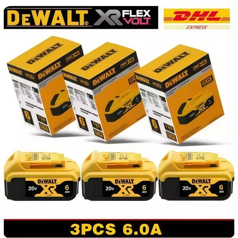 60V 50Ah Electric Scooter Battery - Batteria Originale DeWalt 6Ah/5Ah/20V Sostituibile per