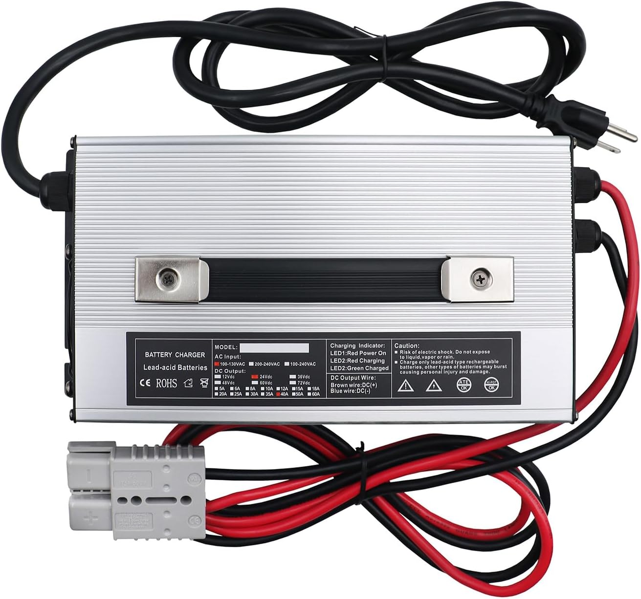 72V 15A Fast Charger - Caricabatterie Automatico Rapido Personalizzato 72V 15A