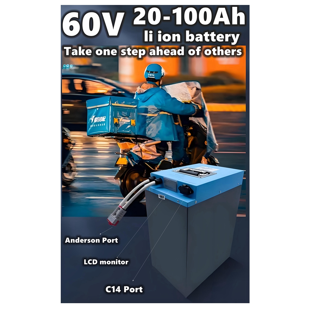 60V 50Ah Electric Scooter Battery - Batteria agli ioni di litio per