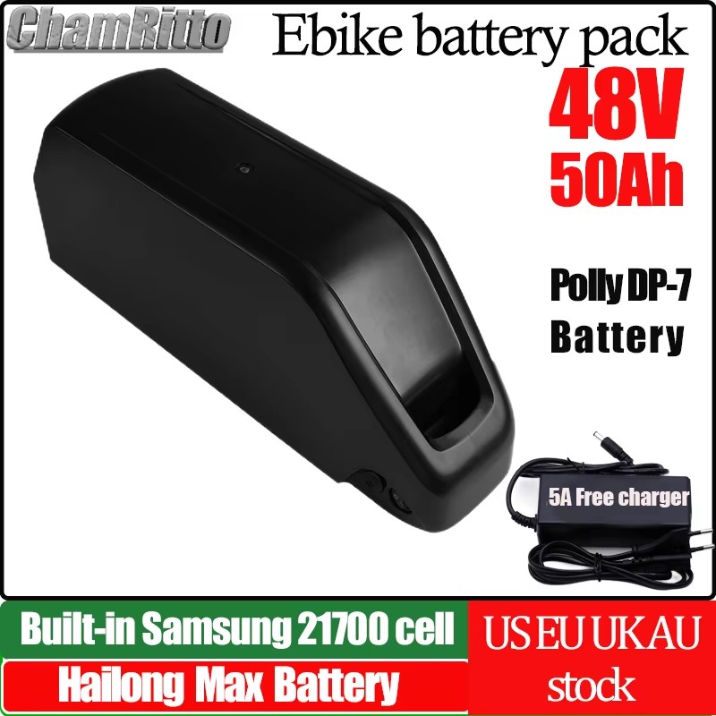 72V 50Ah 21700 Lithium Battery - Batteria E Bike Hailong chamrider 48v