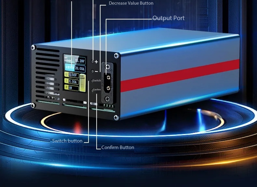 Caricabatterie Intelligente a  - 72V 15A Fast Charger recensione e prezzo