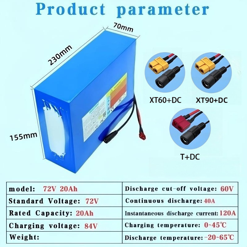 Batteria al Litio 21700 72V 20 - 72V 40Ah Lifepo4 Battery Pack recensione e prezzo