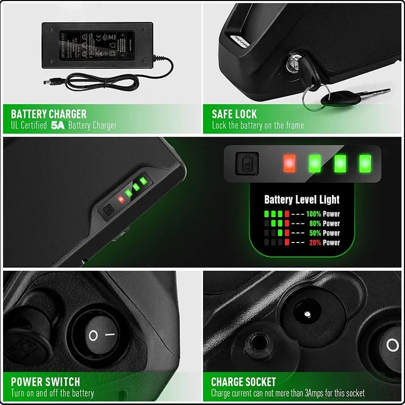 Batteria E Bike Hailong chamri - 72V 50Ah 21700 Lithium Battery recensione e prezzo